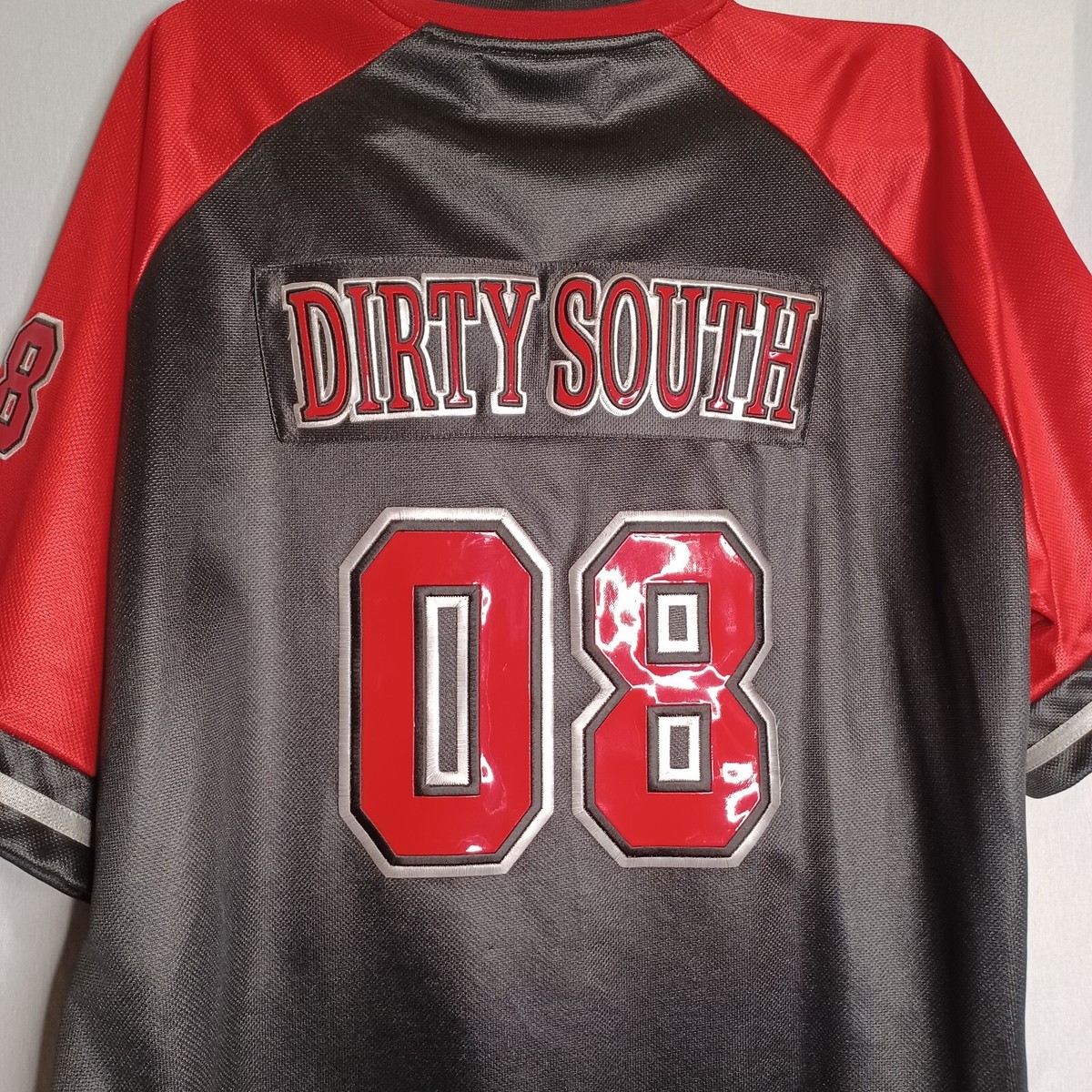 NYC Dirty South Football Atlanta Throwback Jersey Mens 2XL Black