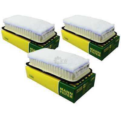 3x Original MANN-FILTER Luftfilter C 2620 Air Filter