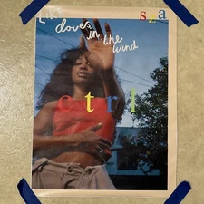 SZA - ctrl Album ✅ R&B -Rap Music Poster ✅ Wall Art Room Canvas Man Cave✅ 12x16”