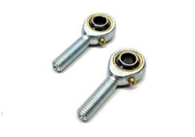 THK POS8L Male Thread Rod End Bearing M8 x 1.25 Thread 8mm Hole Dia. LOT OF 2
