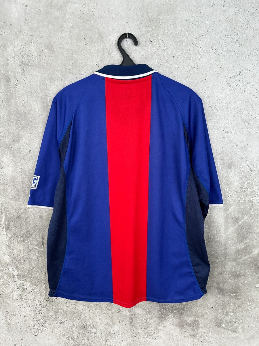 PARIS SAINT-GERMAIN 2000 2001 HOME FOOTBALL SHIRT NIKE PSG JERSEY