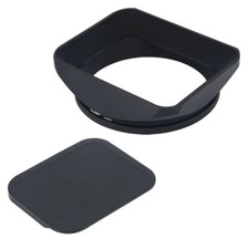 Metal Square Lens Hood w/Cap for Hasselblad XCD 45mm F/3.5 Lens 67mm Screw-In