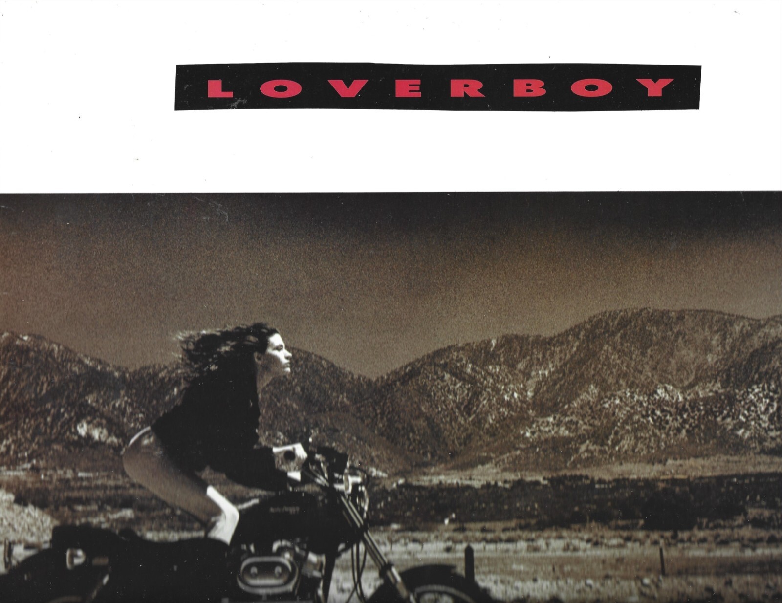 LOVERBOY -  'WILDSIDE (1987 L.P)'.