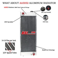 6-Rows Radiator For Caterpillar Excavators 320D,323D,324D,325D,329D M325D MH