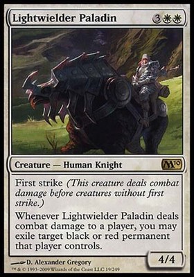 1x Lightwielder Paladin M10 MtG Magic White Rare 1 x1 Card Cards | eBay