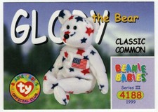 Ty Beanie Babies BBOC GLORY (the Stars Bear) Classic Commons S3 Series 3 Card