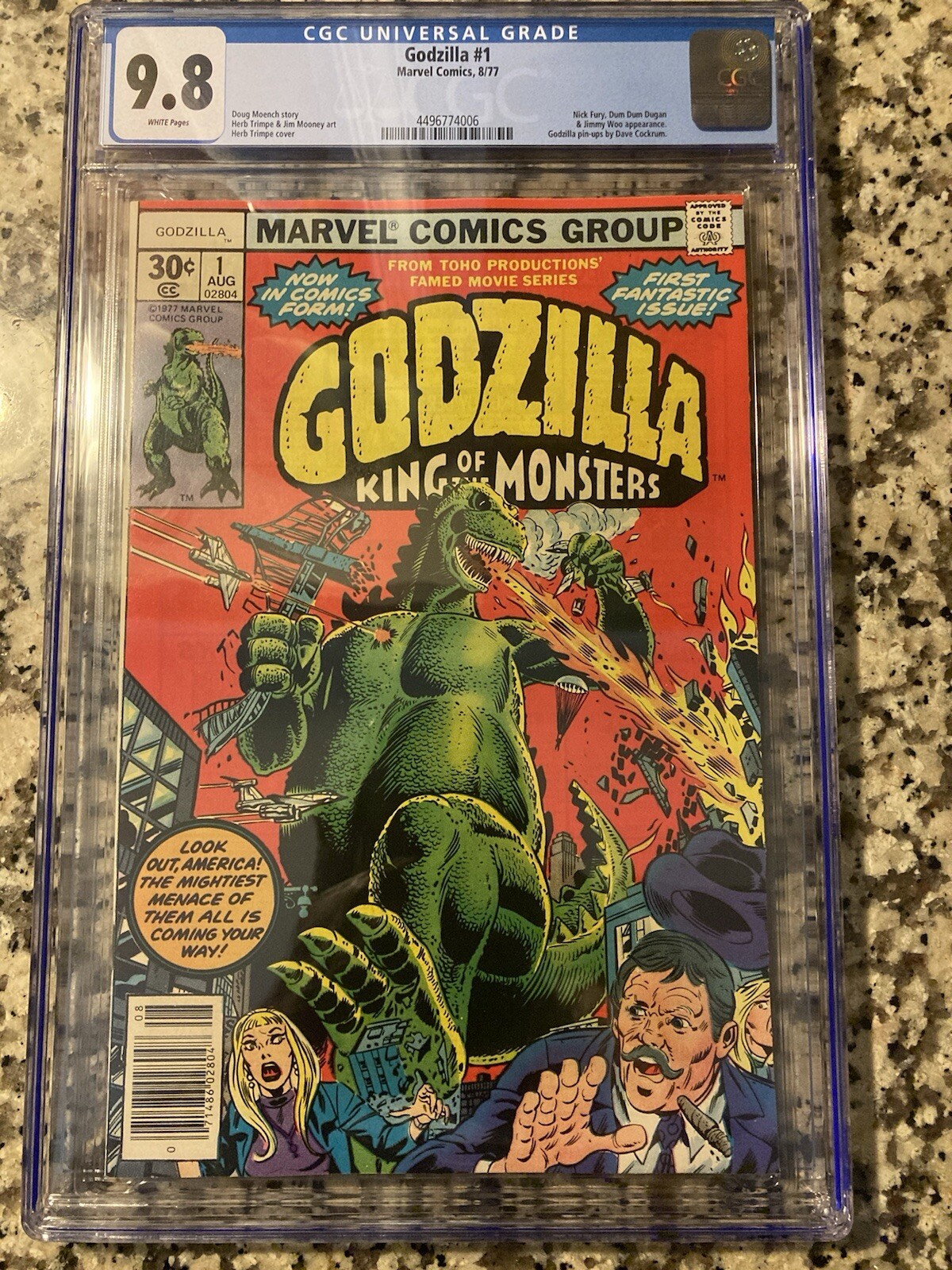 GODZILLA 1 CGC 9.8 White Pages eBay