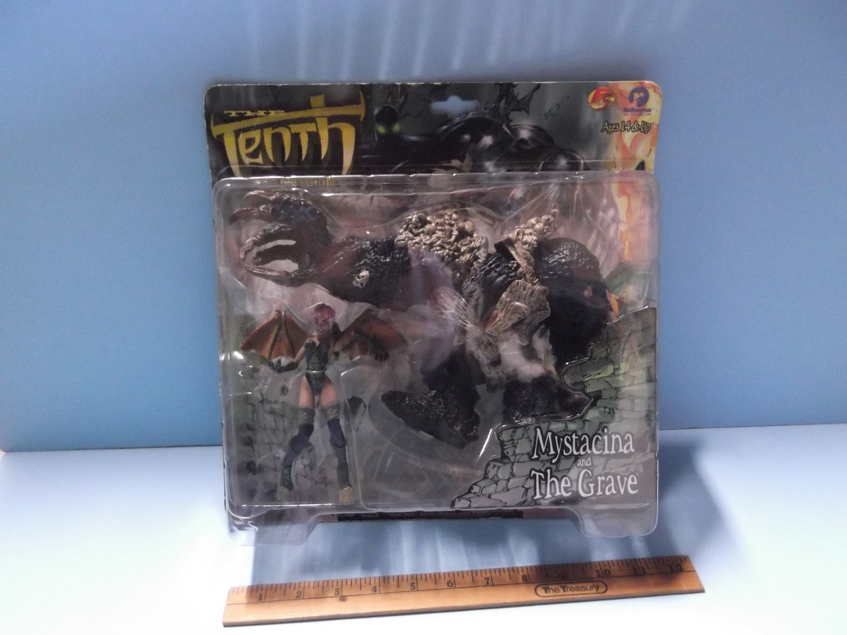 MYSTACINA and The Grave Tenth Action Figure 1999 ReSaurus Series 1