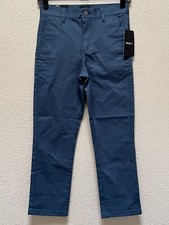 RVCA Weekday Stretch Straight Fit Pants Boy Size 25-NWT