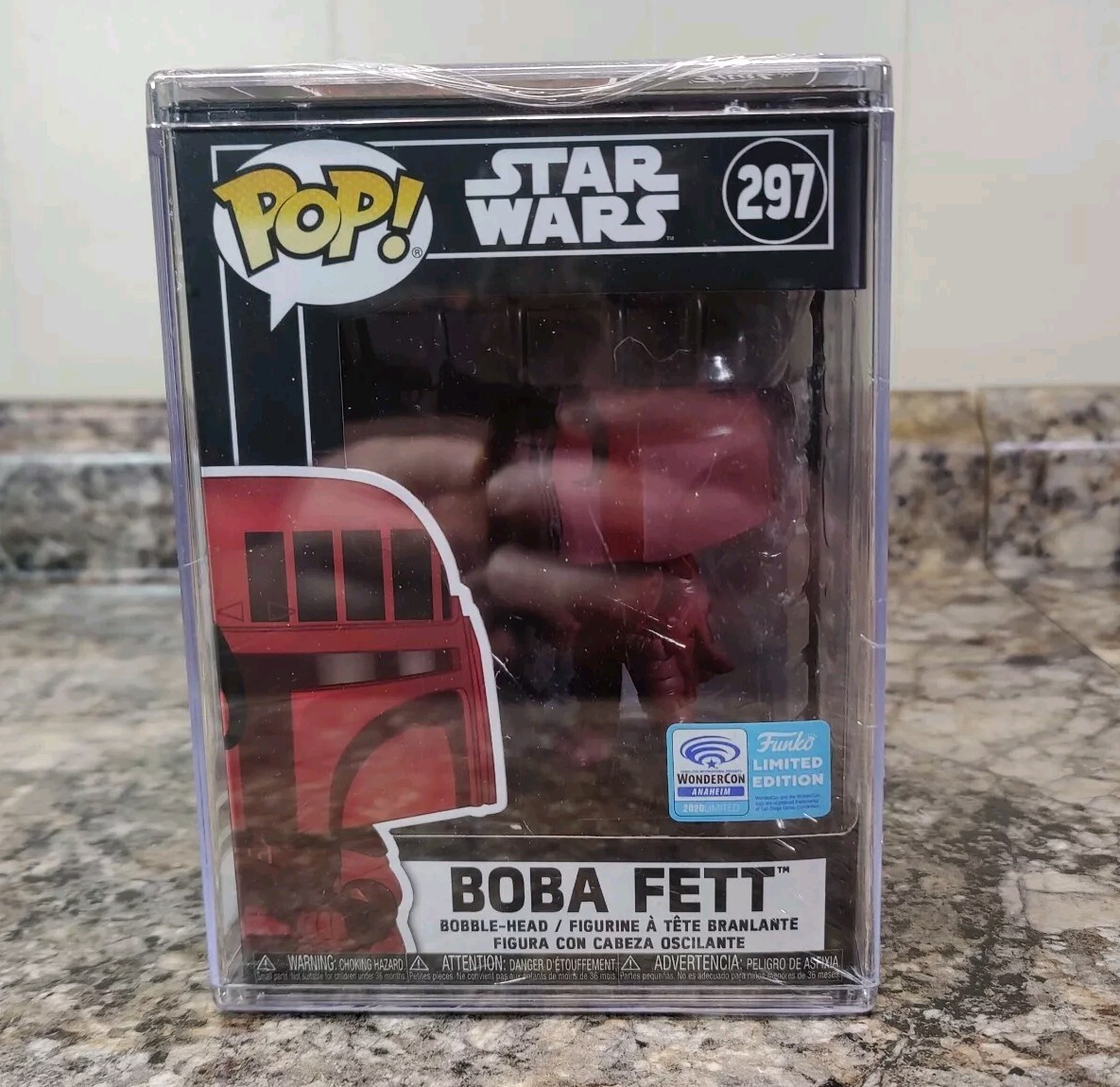 Funko Pop Star Wars #297 Boba Fett Art Series w Hard