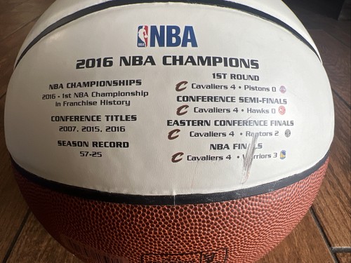 2016 Cleveland Cavaliers The Finals NBA Champions Basketball Spalding Ball L/E - Picture 7 of 8