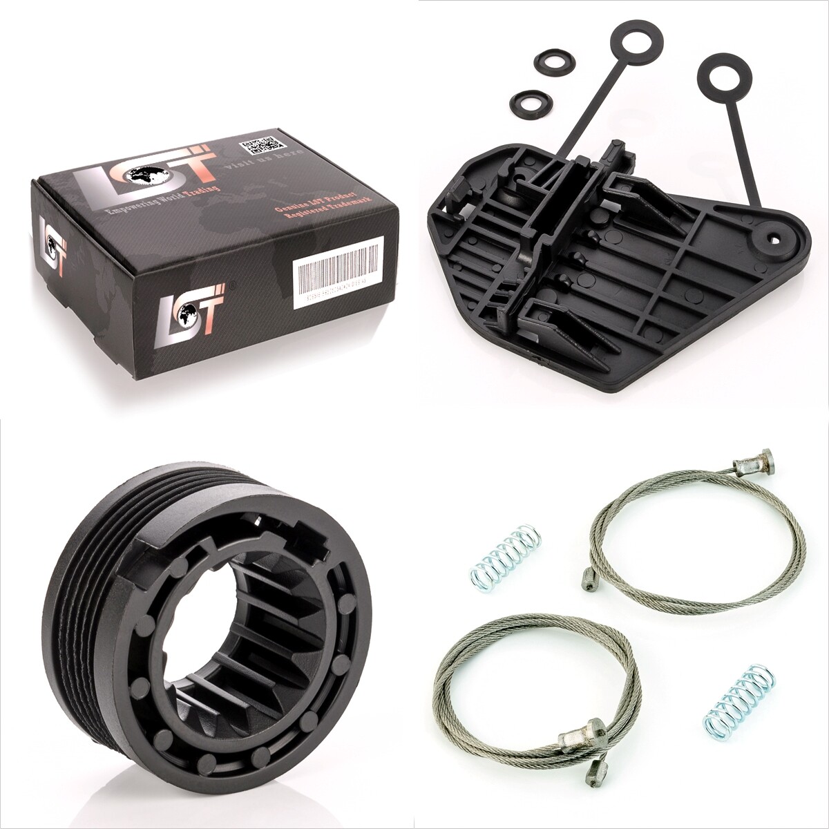 Window Lifter Repair Kit Front Right For Smart City-Coupe Cabrio 450 *NEW*
