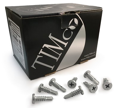 TIMco Low Profile Pancake Head Self Drilling Metal Framing Screws Bolt 5,5 x 19