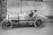 Sunbeam factory racer Henry Segrave 1921 French Grand Prix Le Mans auto racing 