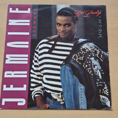 JERMAINE STEWART - Get Lucky ~12'' Vinyl Single~ *1988* *SRNT82*