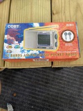 Vintage Coby Cx-cb12 Pocket Radio 12 Band New In Box