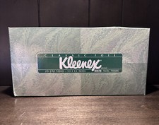 Vintage 1987 GREEN Kleenex Tissue 175 2-ply N...
