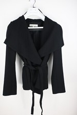 Gerard Darel ponti tailored black jacket with belt size IT40/UK8