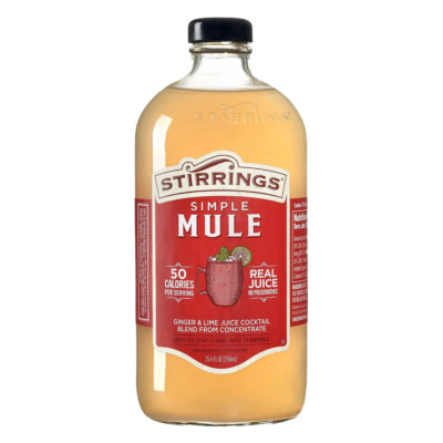 Stirrings Simple Mule Cocktail Mix 750ml - Real Juice - 1 Pack