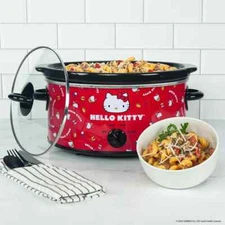 Uncanny Brands Hello Kitty 5-Qt Slow Cooker
