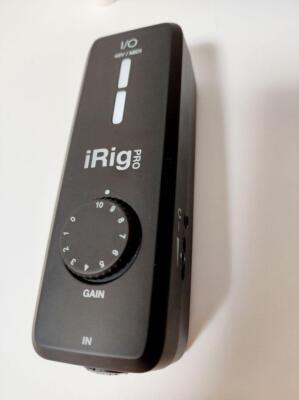 IK Multimedia iRig PRO I/O High-End Digital Audio MIDI Interface Instrument