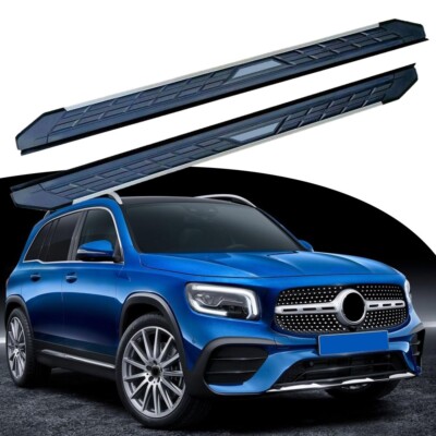 2Pcs Fits for Benz GLB X247 2020-2024 Door Side Step Running Board Nerf Bar