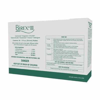 BIOTROL BIREX SE III 1 fl. OZ 36 PACKS REFILL - GERMICIDAL SURFACE CLEANER -
