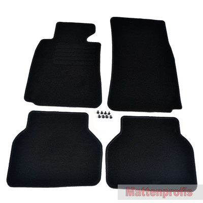 Velours Fußmatten für BMW 5er E39 Limousine + Touring ab Bj.1996 - 2004