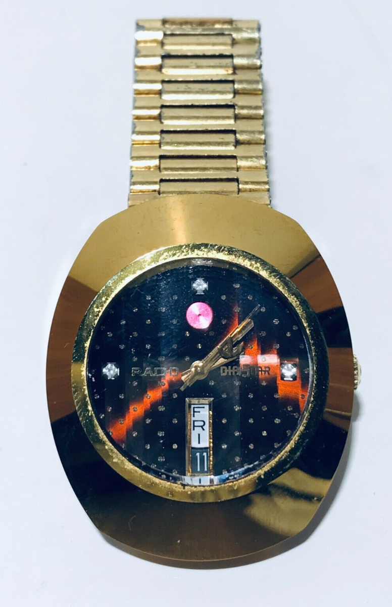 Rado DiaStar 636.0013.3 Original Automatic Gold Purple Dial Swiss