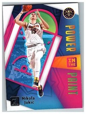 2020-21 Nikola Jokic Denver Nuggets Panini Donruss Power In The Paint Base 2