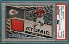 2021 Panini Obsidian Atomic Mat. Marcus Allen Game Worn Jersey /75 #AMMA PSA 10!