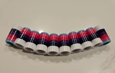 (10) Custom Golf Iron Ferrules Candyland Pink Purple -  Striped Pick Diameter