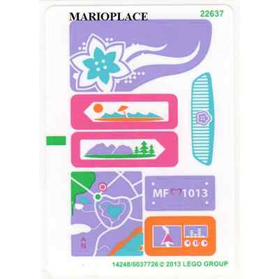 LEGO Friends Sticker Sheet for Set 41013 (14248) Sticker Sheet