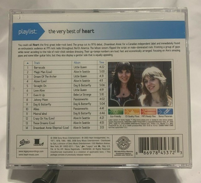 Playlist The Very Best Of Heart By Heart Cd Epic Legacy For Sale Online Ebay