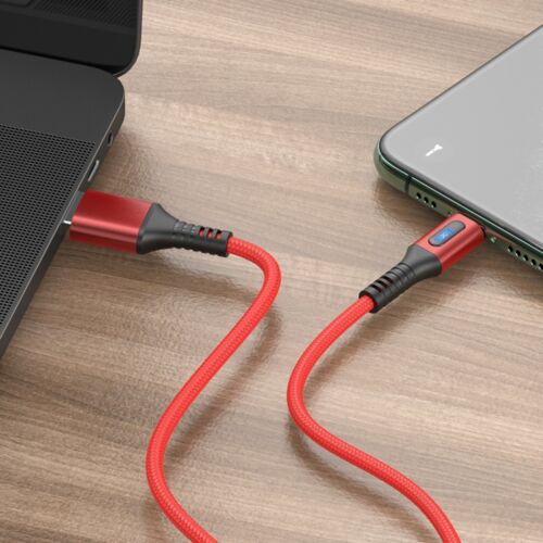Cable USB cargador para iPhone 6 7 8 Plus iPhone 11 XR Xs Max 12 13 Cable 4FT rojo - Imagen 1 de 6