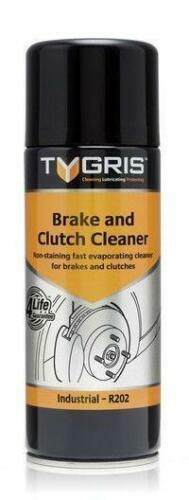 Tygris R202 400ml Brake and Clutch Cleaner Spray 400ml Aerosol