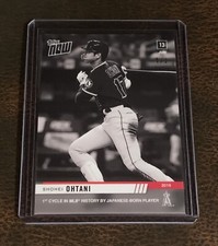 2019 TOPPS NOW #371BW SHOHEI OHTANI PLATINUM MEMBER ONLY 1/1 - HITS FOR CYCLE
