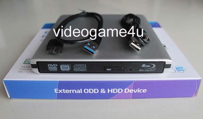 USB 3.0 External Pioneer BDR-TD04 3D 6X Blu-Ray Burner Writer BD-RE DVD Drive
