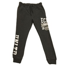 NWT ECKO UNLTD. MSRP 51.99 MEN'S DARK GRAY FLEECE JOGGER PANTS SIZE S