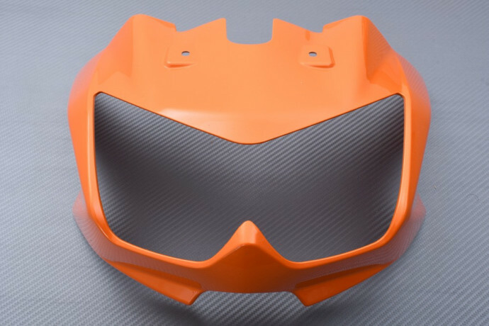 Carénage nez avant orange pour moto Kawasaki Z1000 ZRT00A 2003-2006