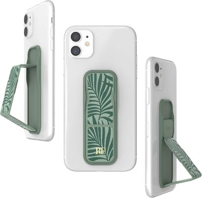 Clckr RF Richmond & Finch Stand & Grip Dark Palm phone Grip