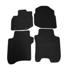 OE Factory Fitment F&R Black Carpets Floor Mats Nylon For 06-12 Honda Fit 4 Door