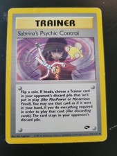 Pokemon TCG Card 2000 Gym Challenge Sabrina's Psychic Control 121/132 on eBay