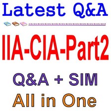 Certified Internal Auditor Part 2 For CIA Exam Q A SIM