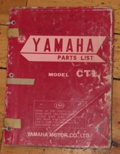 YAMAHA CT-1 PART'S LIST ORIGINAL
