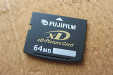 Fujifilm Camera xD-Picture Card 64MB, Tested, OEM by Toshiba, Japan, DPC-64