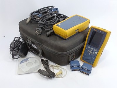 Fluke Networks DTX-1800 Cable Analyzer +Remote w 2 x DTX-CHA002 / 2 x DTX-PLA002