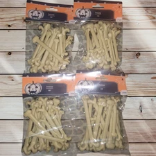 Lot of 72 Pcs Mini Plastic Bones - Halloween - Decorations - Ornaments- Costumes