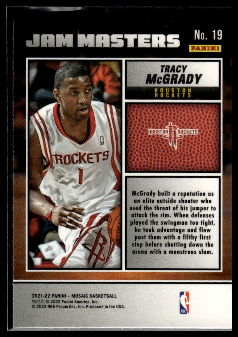 2021-22 Panini Mosaic #19 Tracy McGrady Jam Masters | eBay