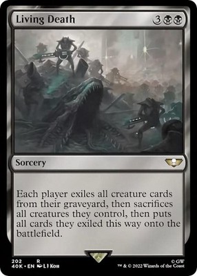 1x Living Death - Universes Beyond: Warhammer 40,000 Near Mint - MTG
